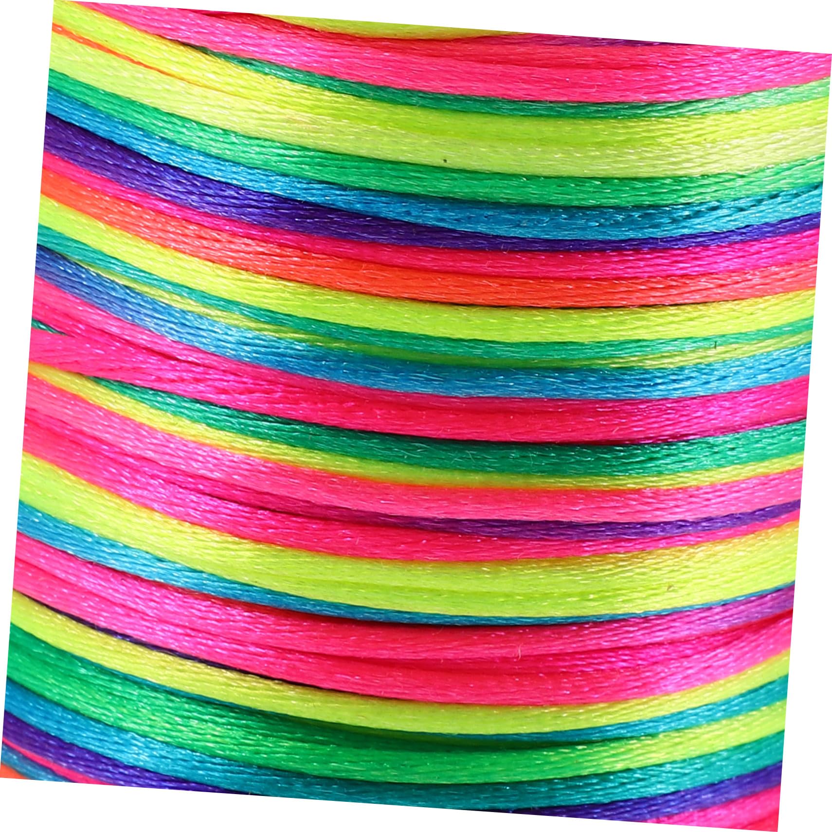 WOONEKY 4 Rollos Cuerda Encerada Trenzada para Bisutería DIY Resistente Tensión para Pulseras Collares y Manualidades Creativas