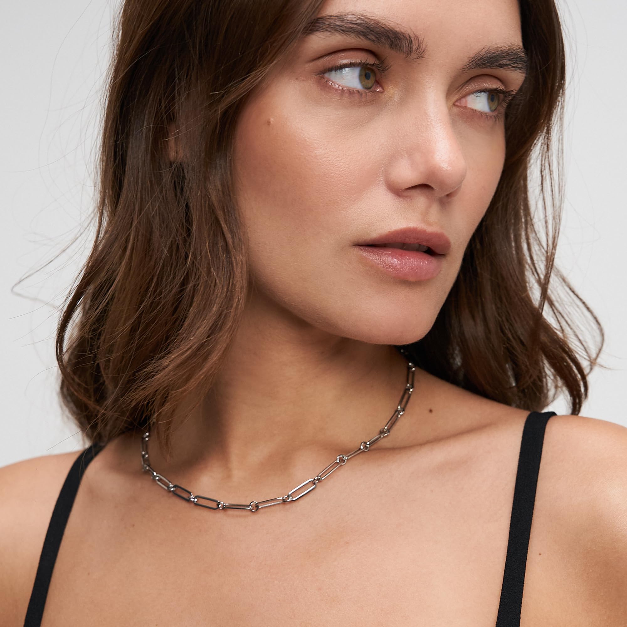 Tamaris Halsketten Layering Set für Damen, Halsschmuck einzeln tragbar und Größenverstellbar, wasserfest aus Edelstahl