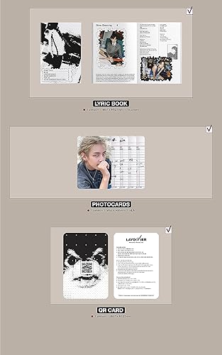Miniatura 3 de BTS V Layover 1er álbum en solitario Weverse Álbumes Versión OutBox+1p Tarjeta QR+64p PhotoBook+16p Libro de Letras+5p PhotoCard+Seguimiento Sellado
