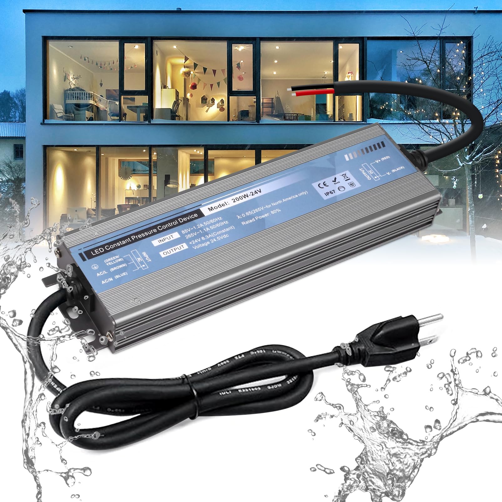 Photo 1 of QNNP 200W 24V DC LED Driver Transformer