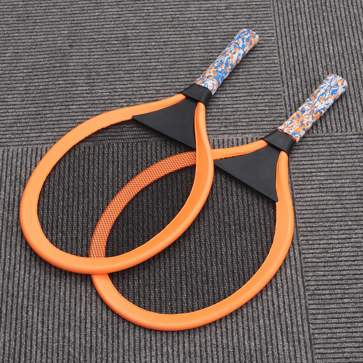 LIOOBO Raquettes De Tennis Et Badminton Enfant Ensemble LéGer avec 2 Balles Badminton Et 1 Balle De Ping-Pong Accessoires De Sport De Plein Air pour ÉCole Maternelle Et Jeu Parent-Enfant