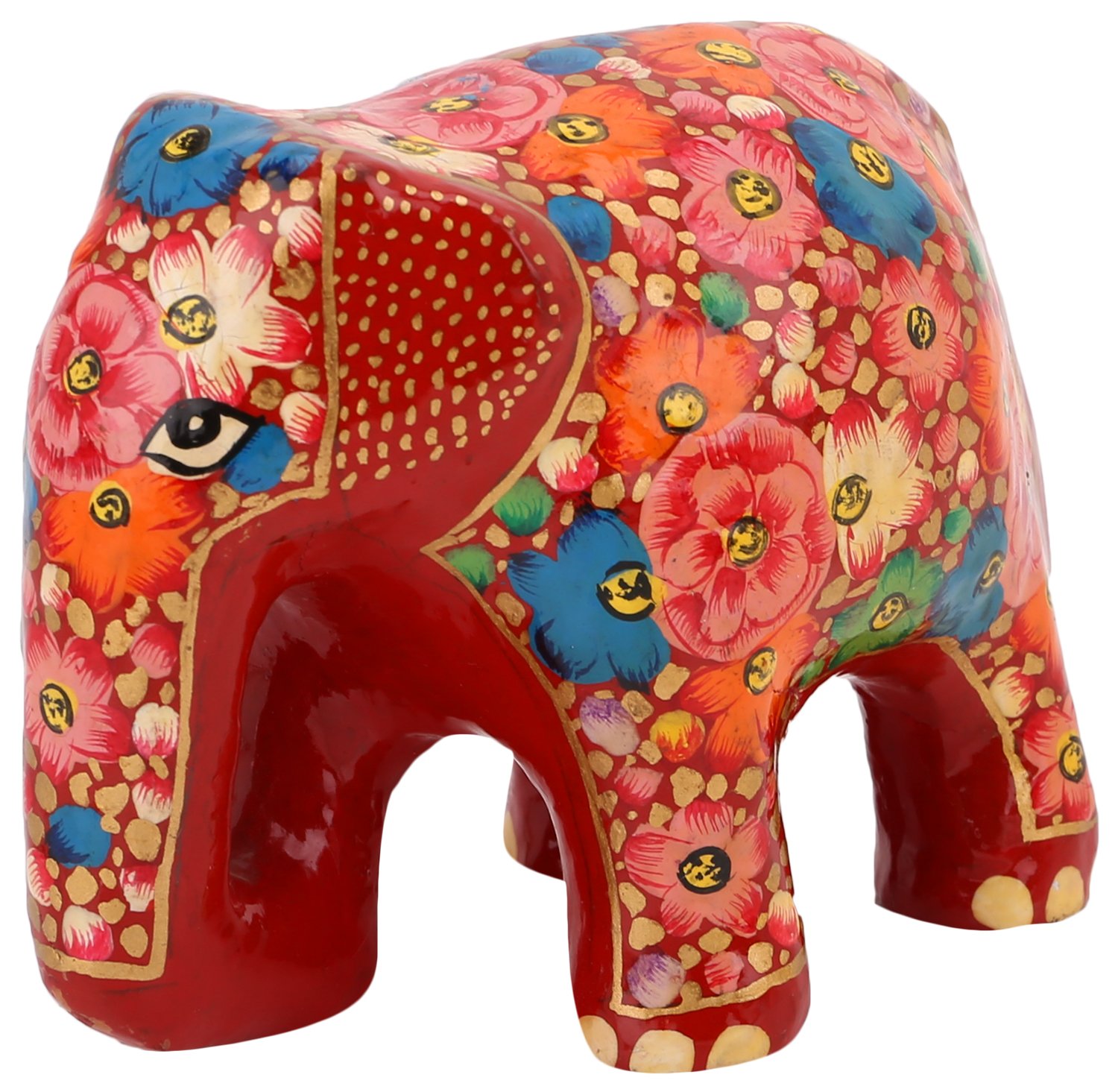 Buy Himalayan Arts Paper Mache Elephant Idol (7.5 cm x 7.5 cm x 4 cm