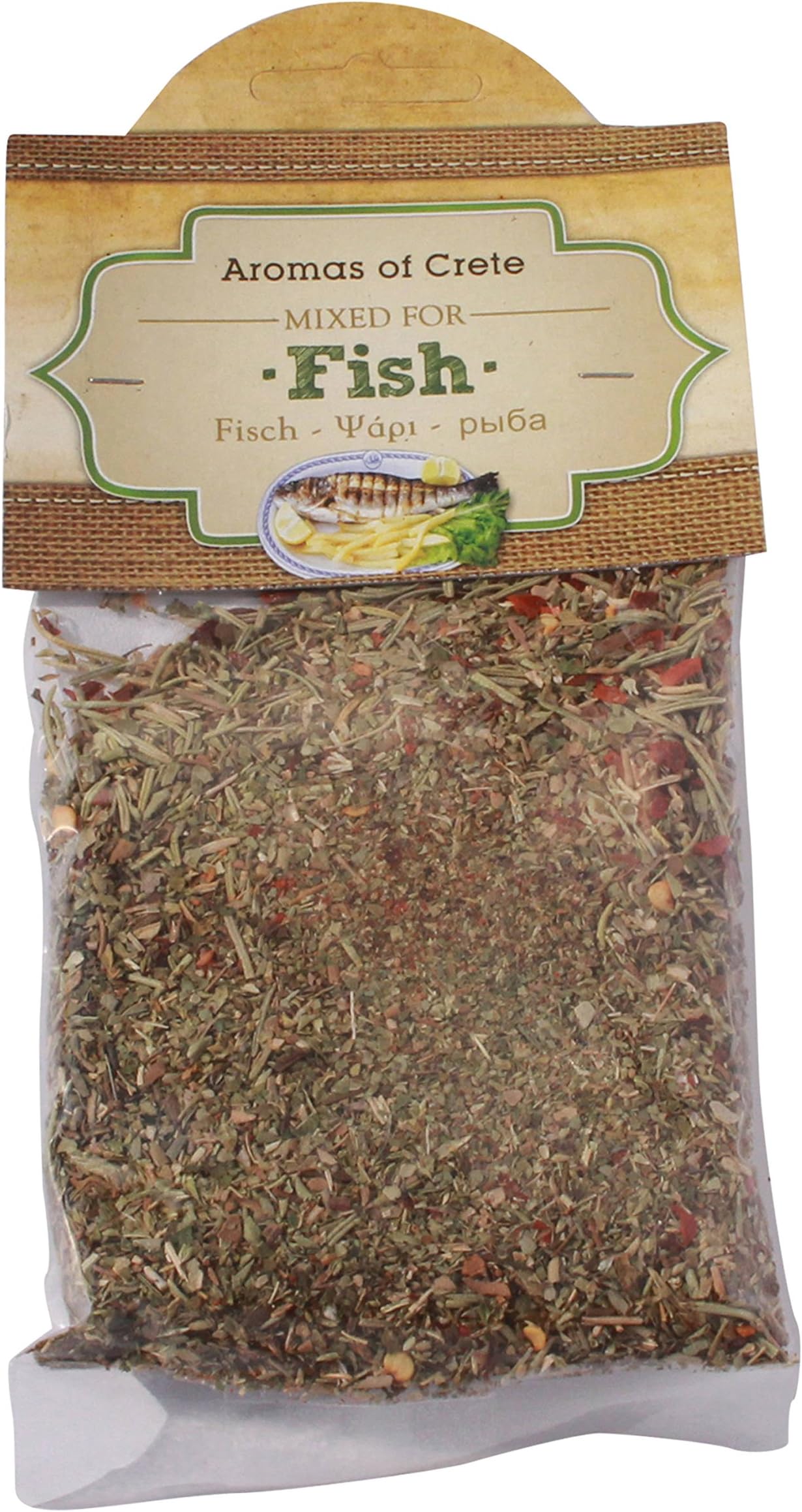 Greek fish spice mixture fish fry grilling 35 g spice mix from Crete Greece cretan spices for fish marinade