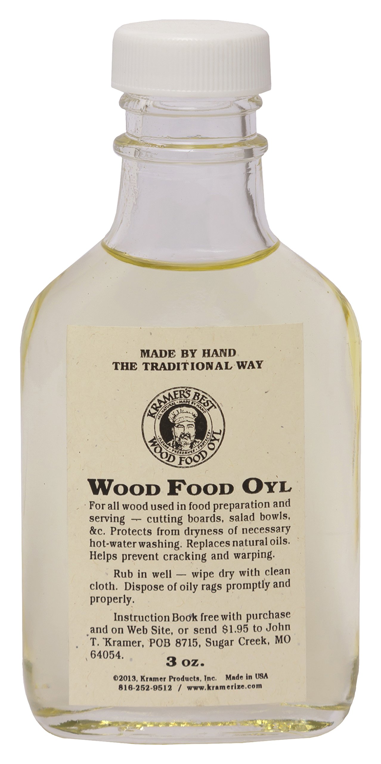 Kramer's Best Wood Food Oyl (3oz.)