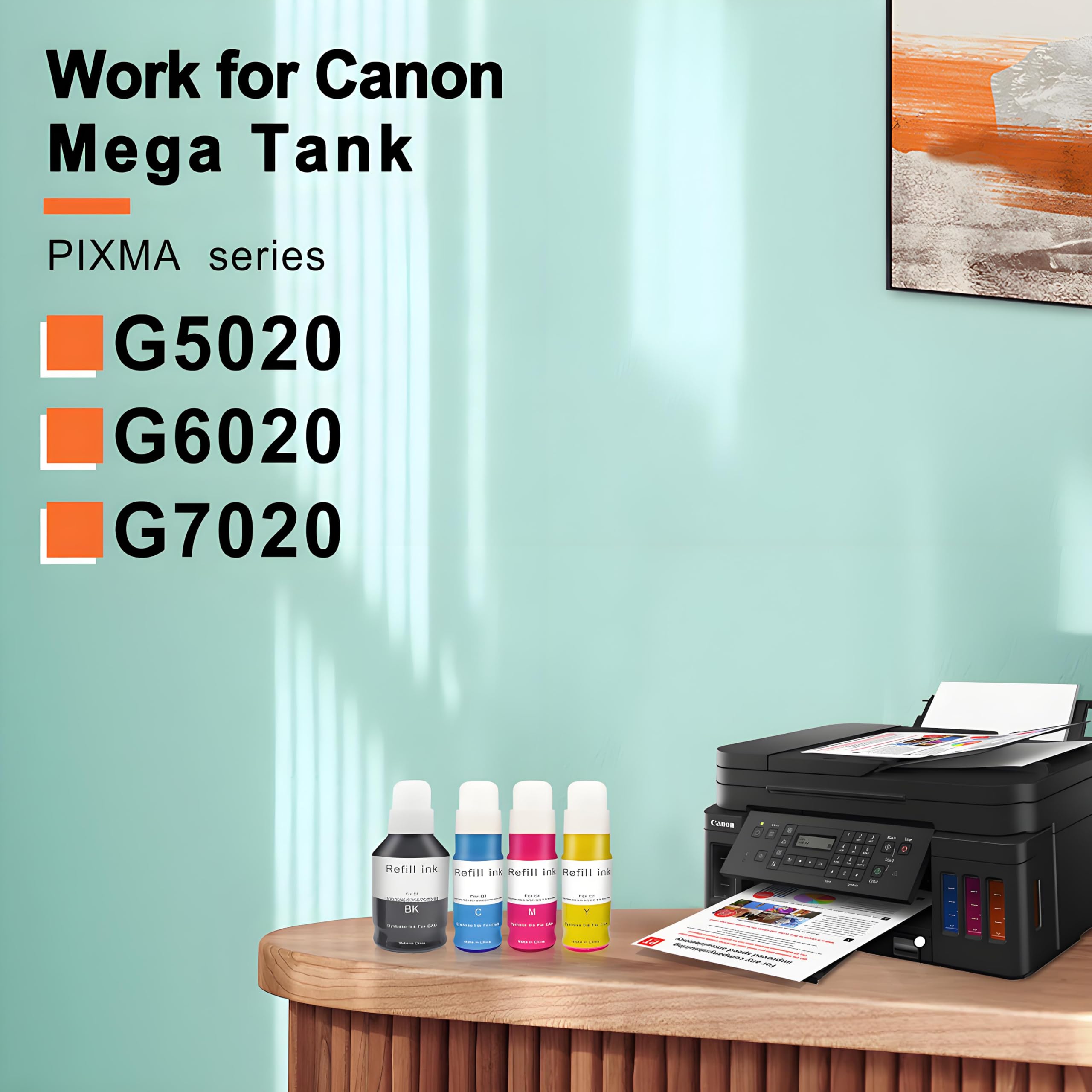 Amazon.com: KSUMEI GI-20 Refill Ink Bottles for Canon PIXMA G5020