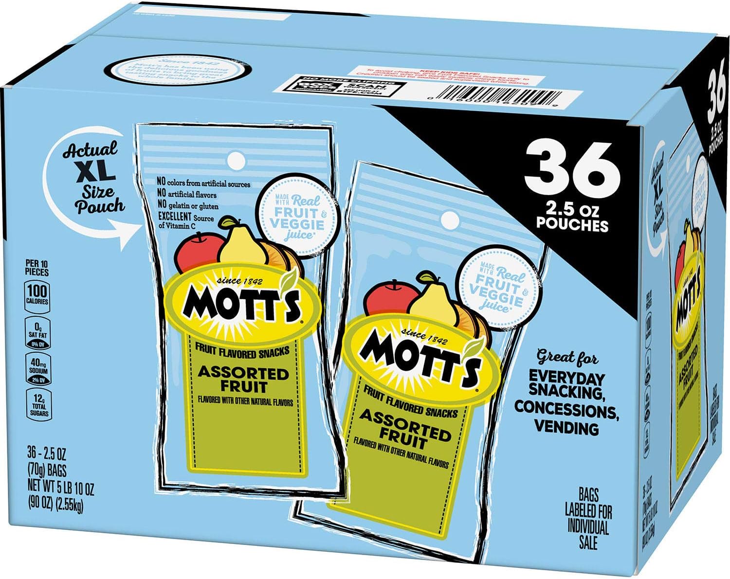 Fruit Flavored Snacks, 90 Oz