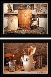 Set Of Two The Nail Keg 6 Black Framed Print Wall Art