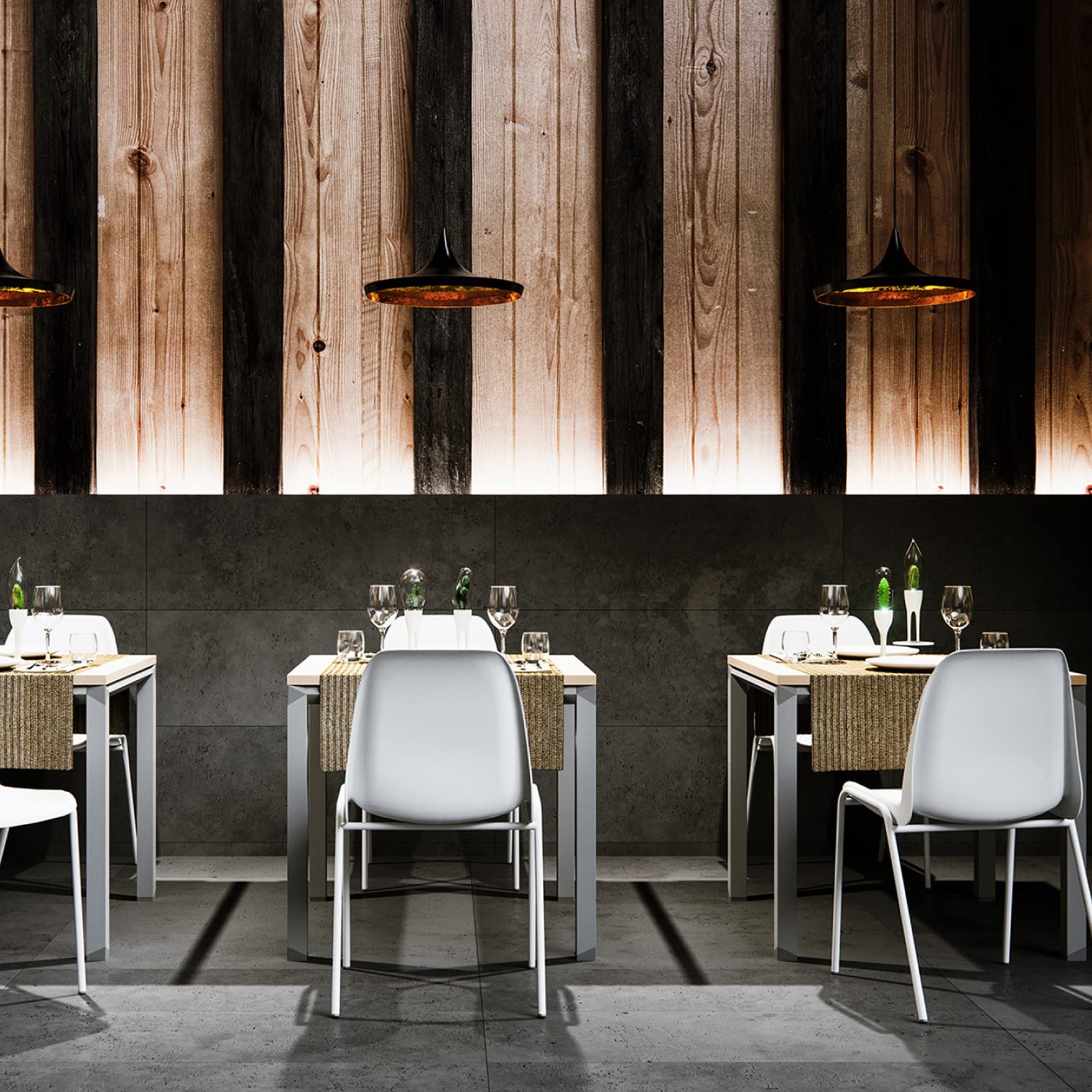 Silla de Oficina Sin Ruedas de Plástico con Estructura Metálica, Silla para Sala de Espera, Recepción, Reuniones, Conferencias, Blanco (2 Sillas)