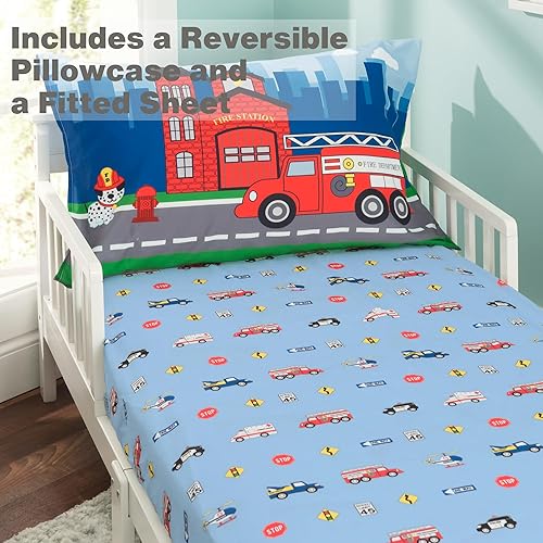 Miniatura 54 de Everyday Kids - Juego de sábana bajera y funda de almohada de microfibra suave, transpirable e hipoalergénica, para niños y niñas Sirena,En