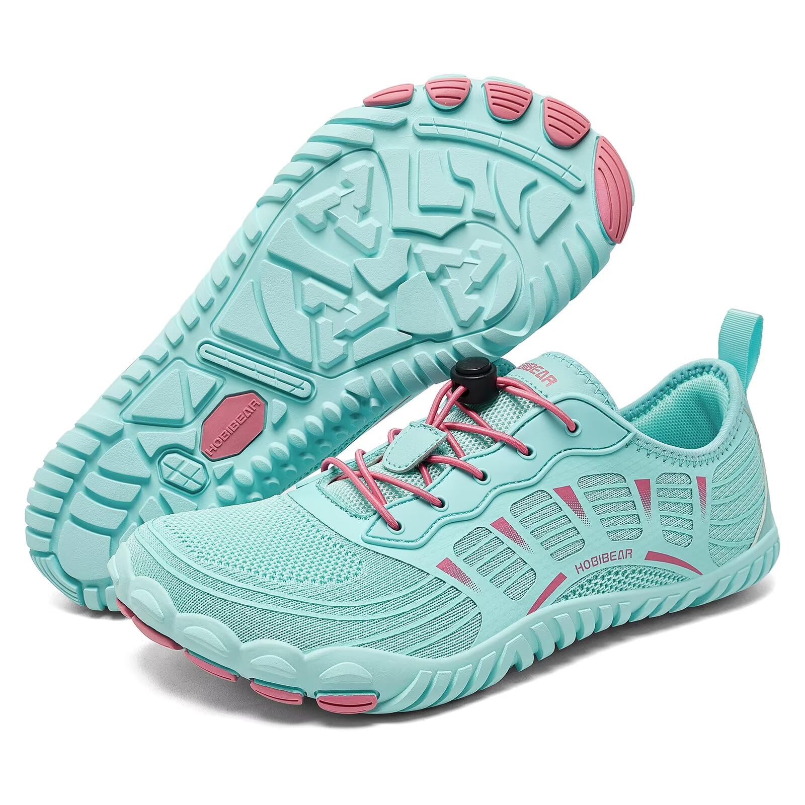 HOBIBEAR- Zapatilla deportiva minimalista para hombre, sensación de ir descalzo, suela con cero inclinación, ideales para running y senderismo