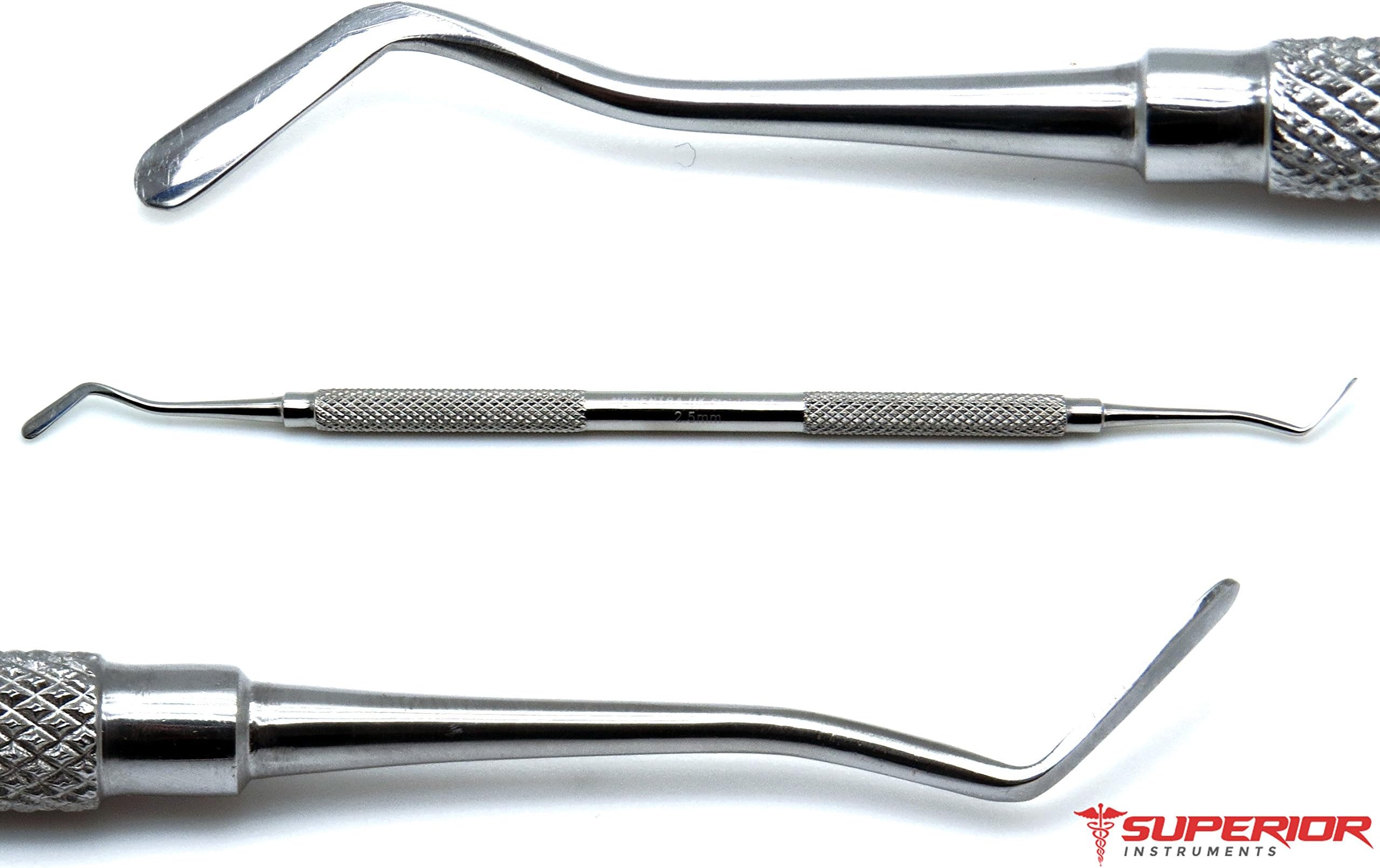 Dental Plastic Filling 755-2 Double Ended 2.5mm Composite Amalgam Restorative Instruments