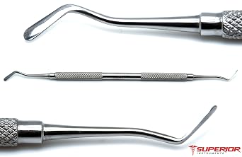 Dental Plastic Filling 756-3 Double Ended 2.9mm Composite Amalgam Restorative Instruments
