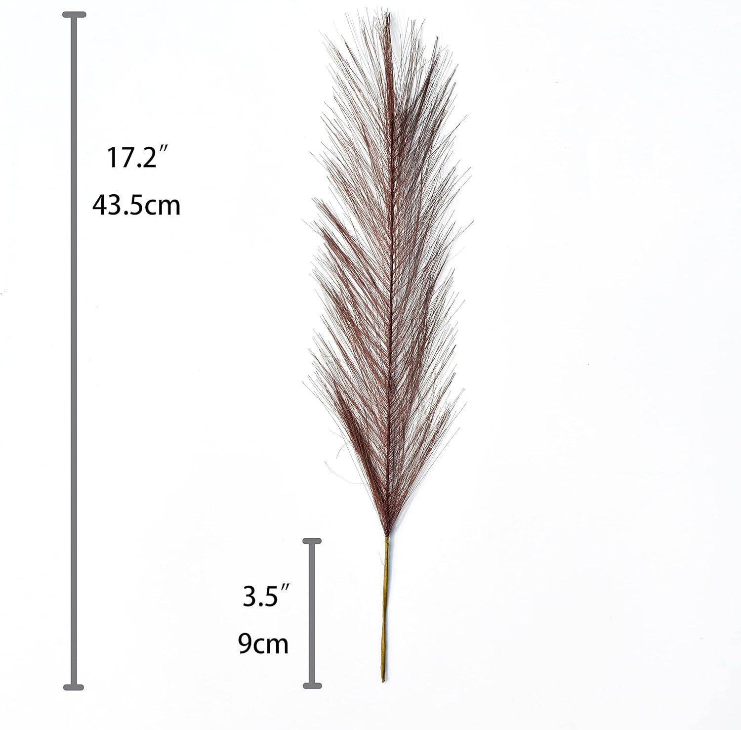Mandy's 20pcs Artificial Mini Silk Pampas Grass Bouquet for Home Wedding Decoration (Brown) : Home & Kitchen