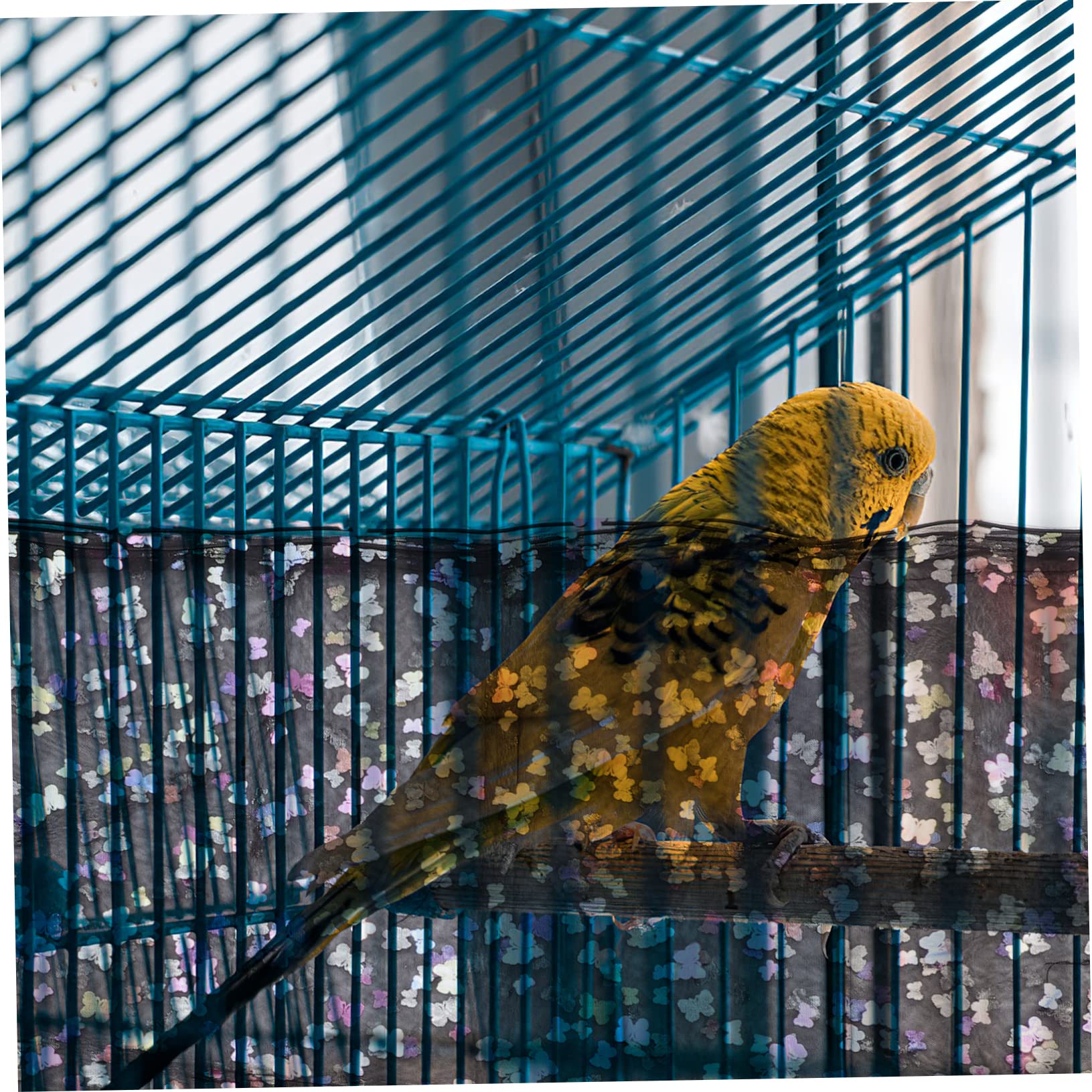 ABOOFAN 4stücke Vogelkäfig Abdeckung Aus Netzstoff Atmungsaktive Schutzhülle Verstellbare Käfigabdeckung Für Papageien Und Vögel Zum Schutz Vor Und Schmutz Umfang
