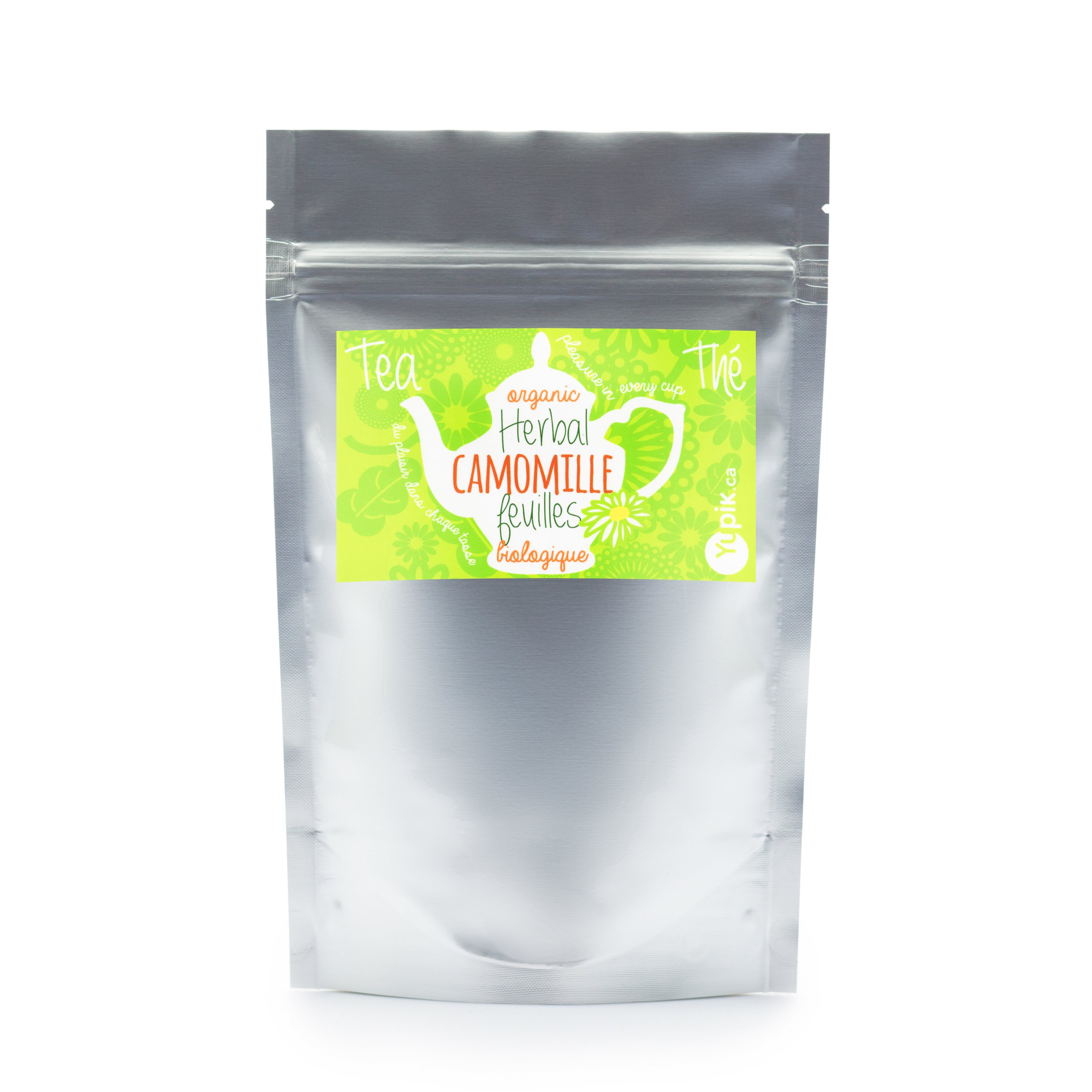 Yupik Organic Chamomile Citrus Loose Tea, 450 g, USDA Certified, Non-GMO, Gluten-Free,Herbal Blend with Lemongrass, Licorice, & Citrus Peels