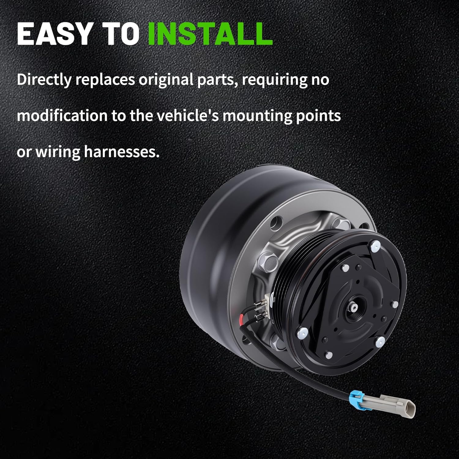 15-20189（88964862） AC Compressor and Clutch Compatible With GM Chevrolet 1991 1992 1993 1994 1995 1996 1997 V6 5.7L