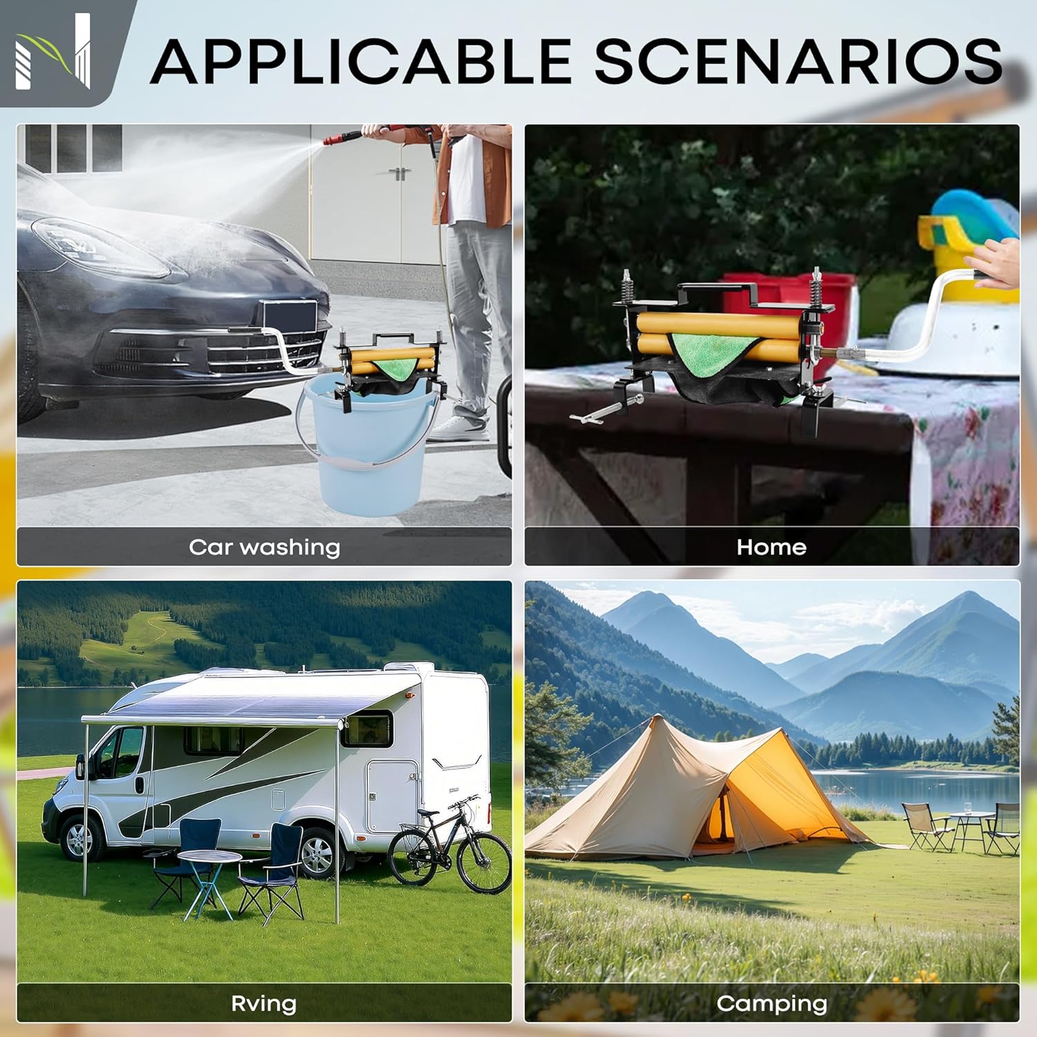 Heavy Duty Clothes Wringer, Hand Crank Laundry Wringer for Efficient Water Extraction, Perfect for Towels, Chamois, Sponges & Portable Washing Machines