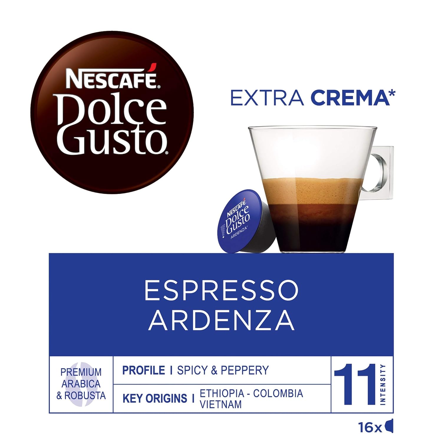 Dolce Gusto Espresso Ardenza Coffee 16 Capsules