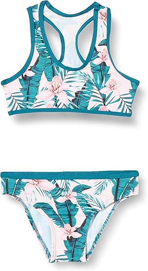 Maillot De Bain Une Pièce Fille HAUTE PRESSION - Modèle X9012, Bretelles Réglables, Imprimé Coloré