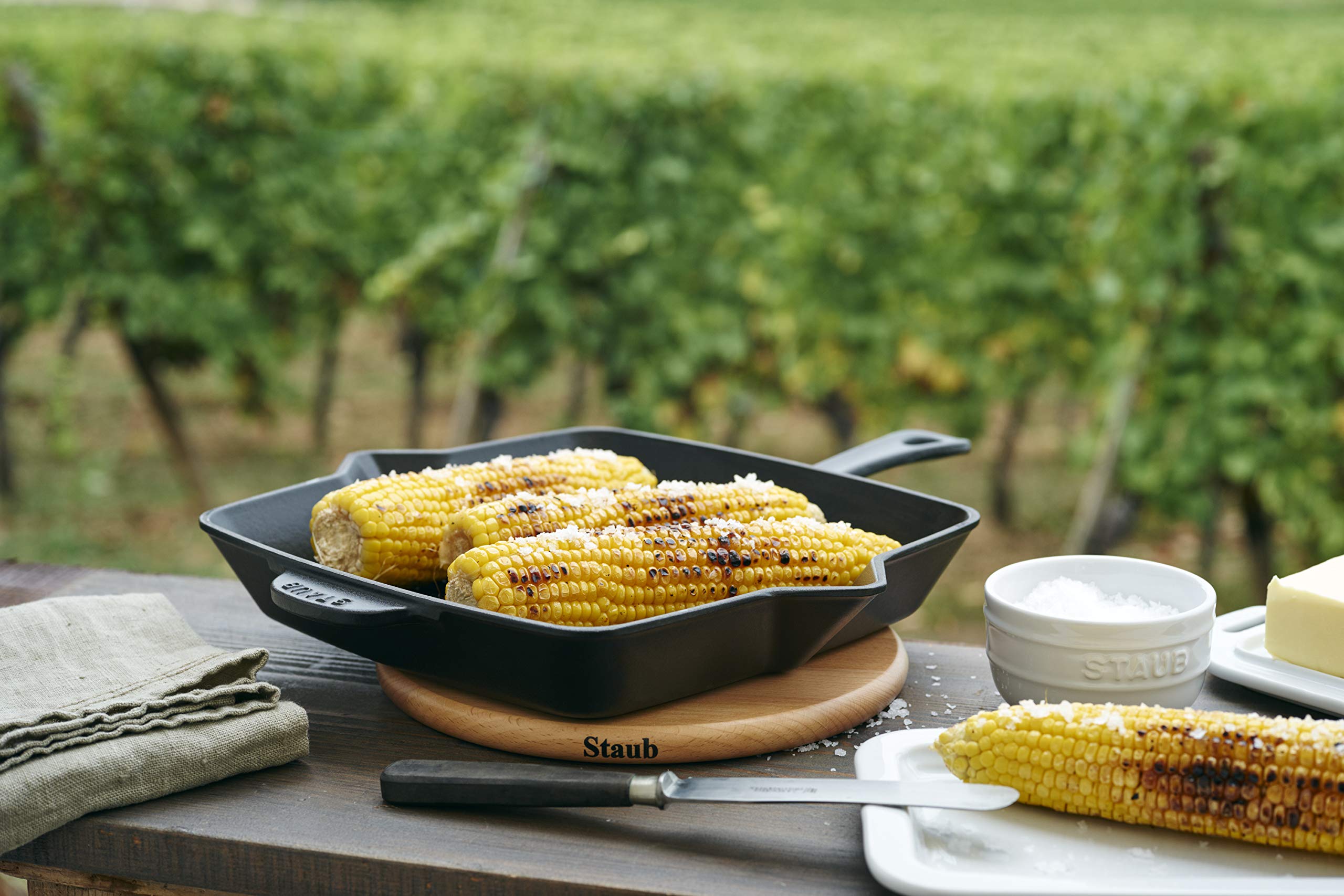 【美品】STAUB ストウブ ストウブ アメリカングリル Amazon｜staub ストウブ 「 アメリカングリル 30cm ブラック