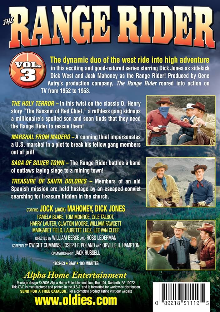 その他 Range Rider [DVD] Amazon.com: Range Rider - Volumes 1-5 : Jock Mahoney, Dickie