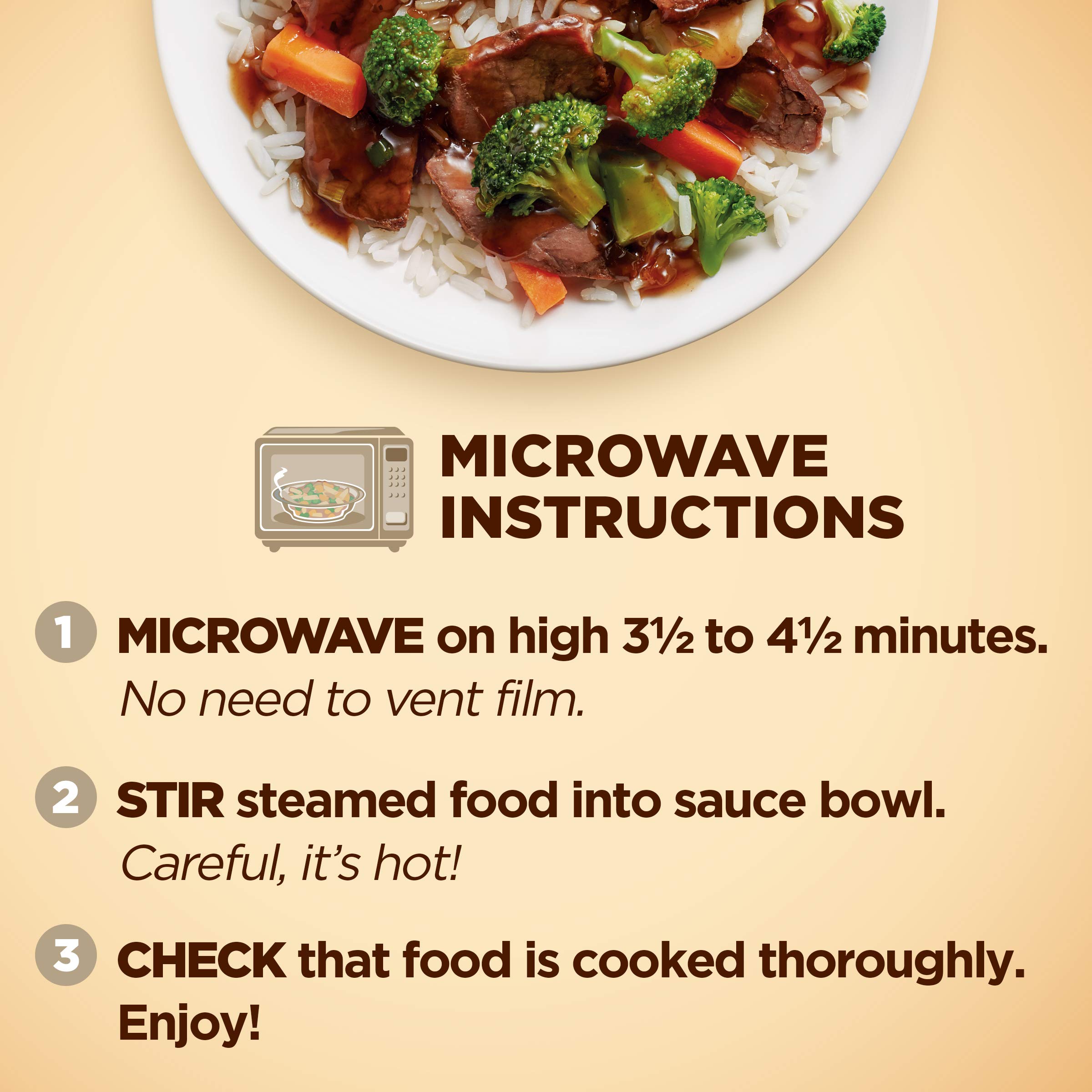 Healthy Choice Cafe Steamers Beef Teriyaki Convenient Microwave Meal Made With No Preservatives Frozen Meal 9 5 OZ — view 7