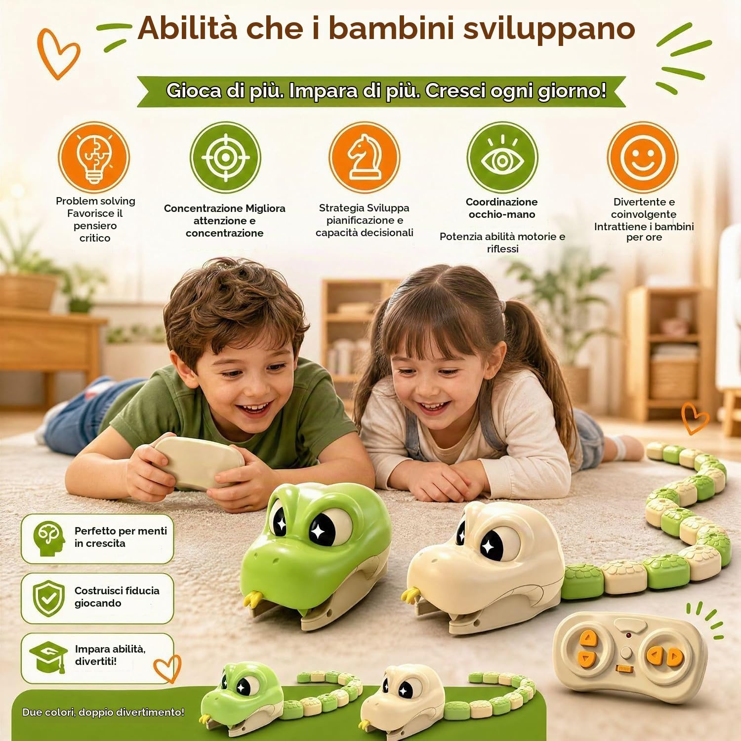 Magnetic Snake Game Eating Itself