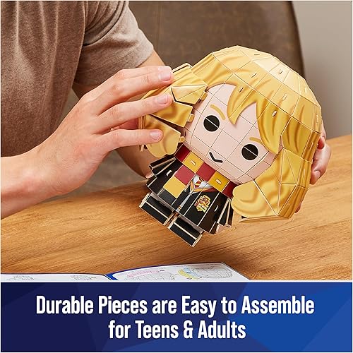 Miniatura 4 de 4D Build, Kit de modelo 3D de Hermione Granger de Harry Potter, coleccionables de Harry Potter y decoración de escritorio, rompecabezas para