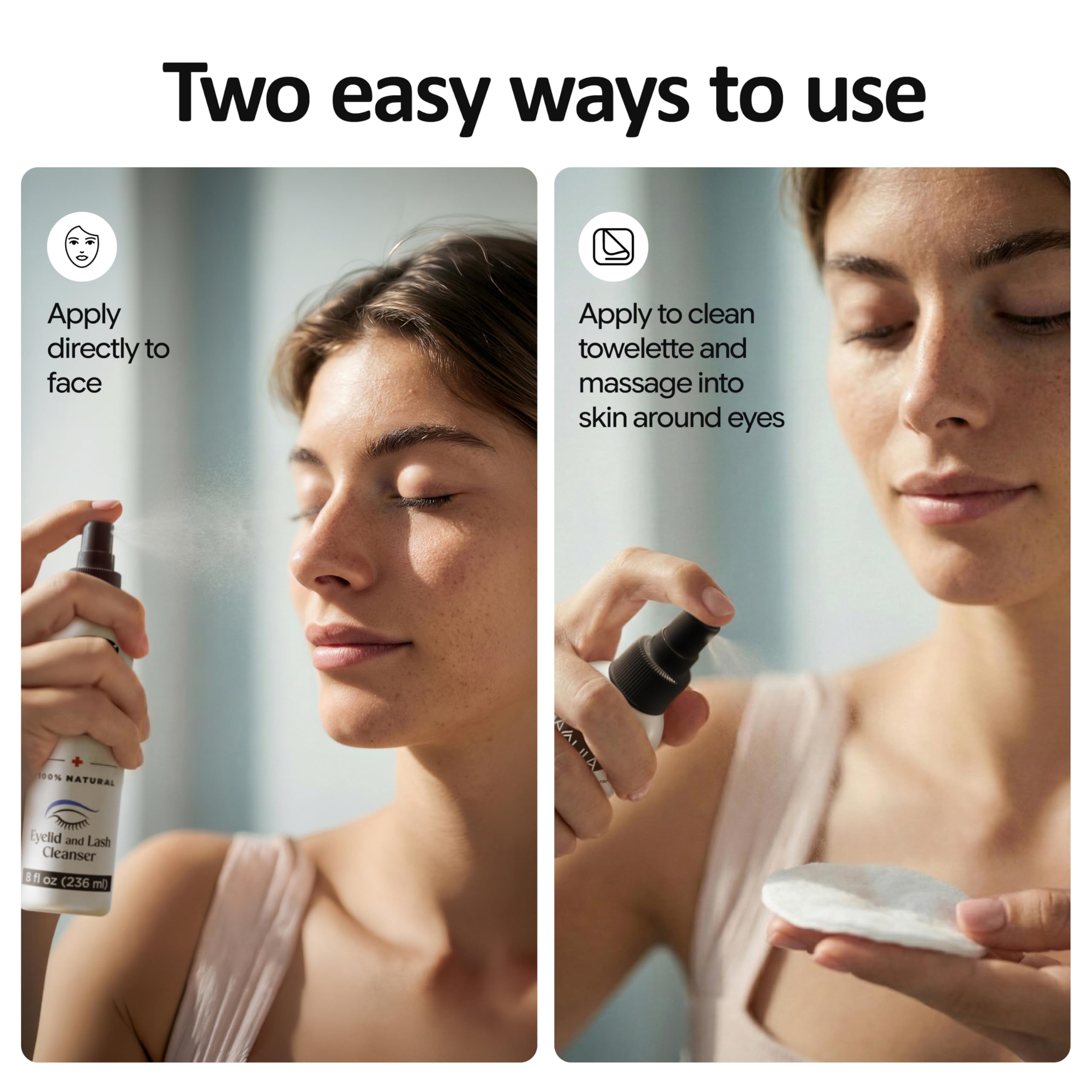 Eyelid Cleanser Spray 8oz | Blepharitis Treatment | Lid and Eyelash Cleaner — Amazon image 4