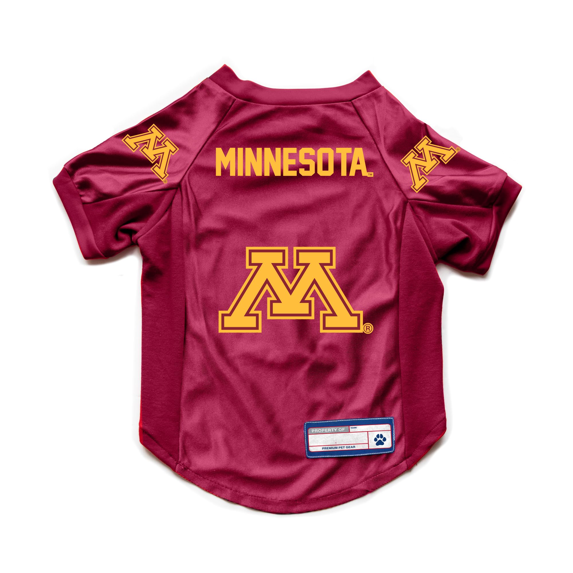 Littlearth NCAA Minnesota Golden Gophers Stretch Pet Jersey, Team Color, X-Large