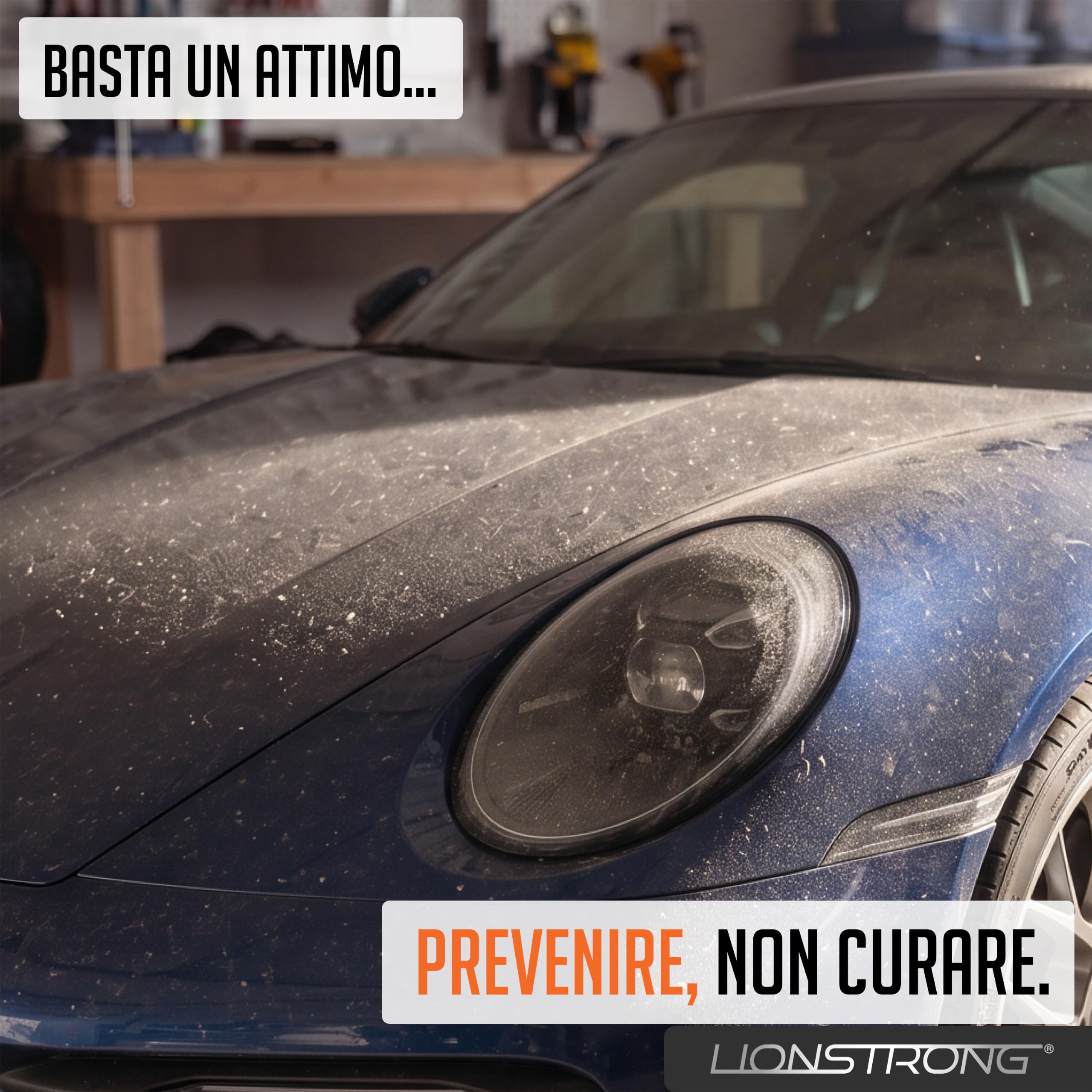 Copertura per auto per interni – Protezione affidabile da polvere e sporco per utilitarie, berline e SUV – Con custodia – Fissaggio sicuro grazie all'elastico – Design sportivo