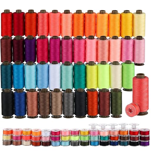 ilauke 95Pcs Bobbins Sewing Thread Kits, 400 Yards per Sewing Thread Polyester Spools with Case 45 Colors Sewing Supplies, Prewound Bobbin for Brother Singer Janome Hand & Machine Sewing