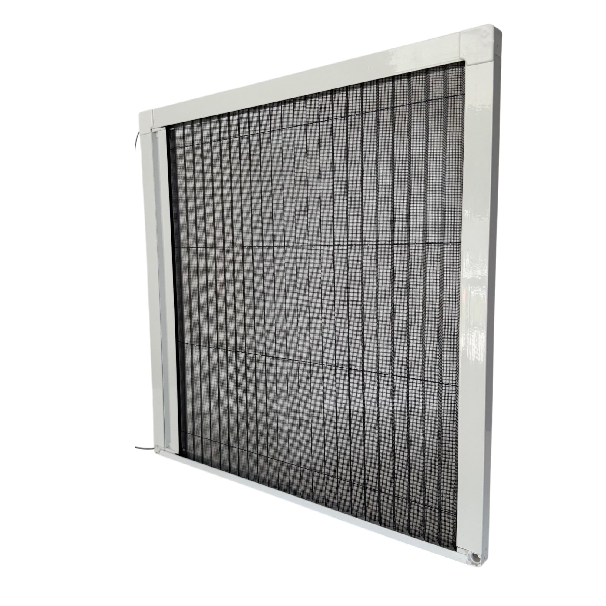 Plissee Fliegengitter nach Maß | Individuell konfigurierbarer Insektenschutz für Fenster, Türen & Dachfenster | Aluminiumrahmen | Optional ohne Bohren