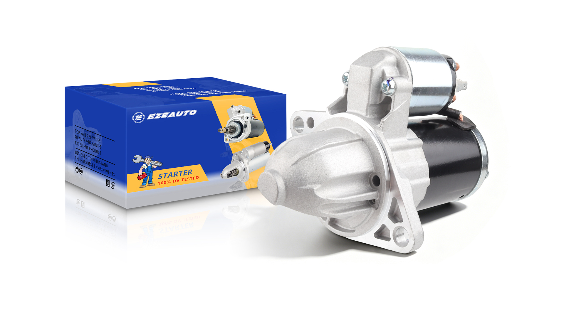 Image of Ezexpreze 17840 Starter for Subaru Forester 03-18 2.0L 2.5L, Impreza 04-11 2.5L, Legacy 05-07 2.5L, Outback 05-07 2.5L 3.0L, 12V 1.4KW 9 Teeth Counterclockwise, Replace# 23300AA570