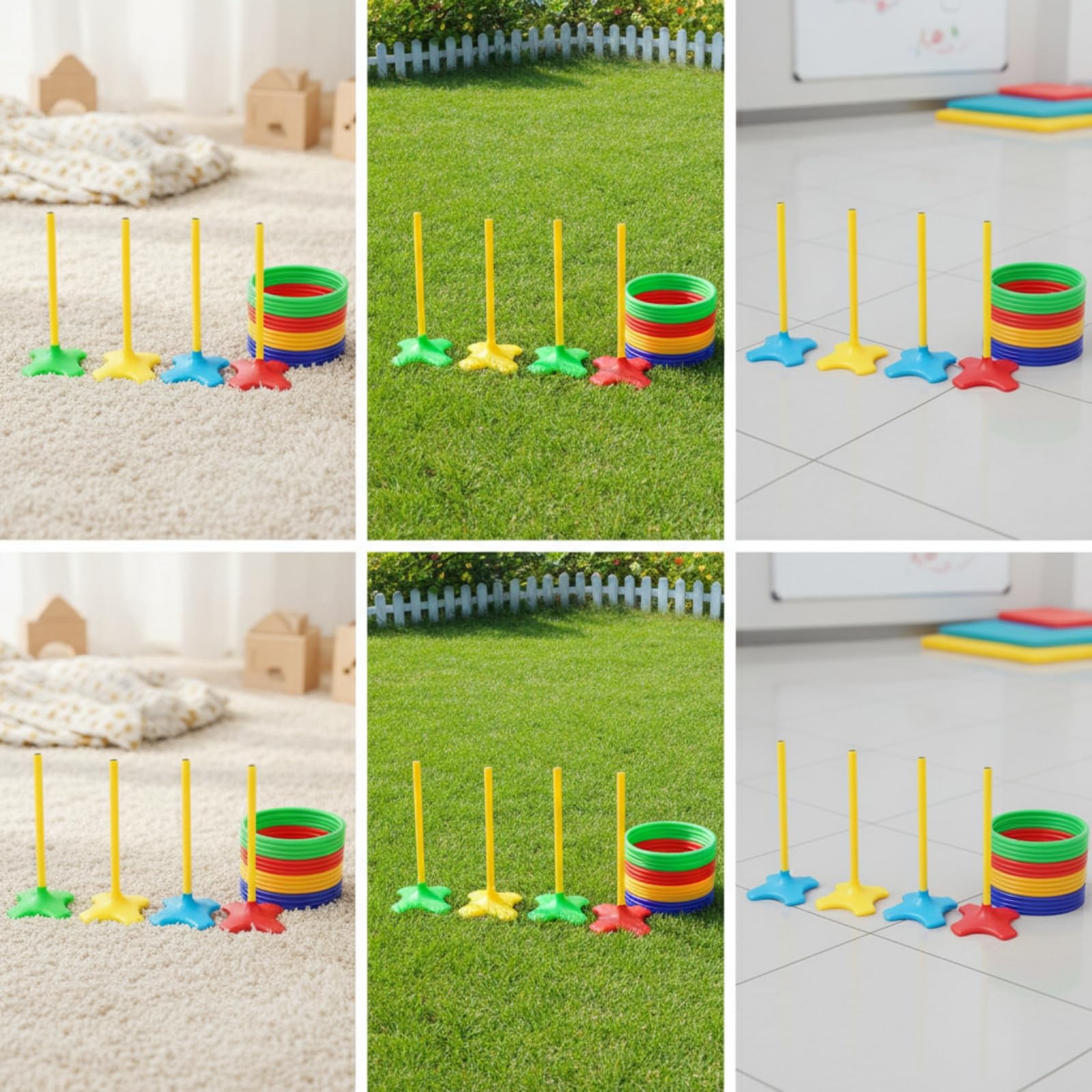 Gioco di Lancio con Anelli Robusto | Ai Bambini, tile, Gioco da Esterno, per area giochi