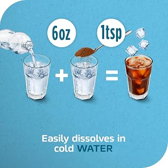 NESCAFE Ice Roast Instant Iced Coffee, 2 Jars 6 oz