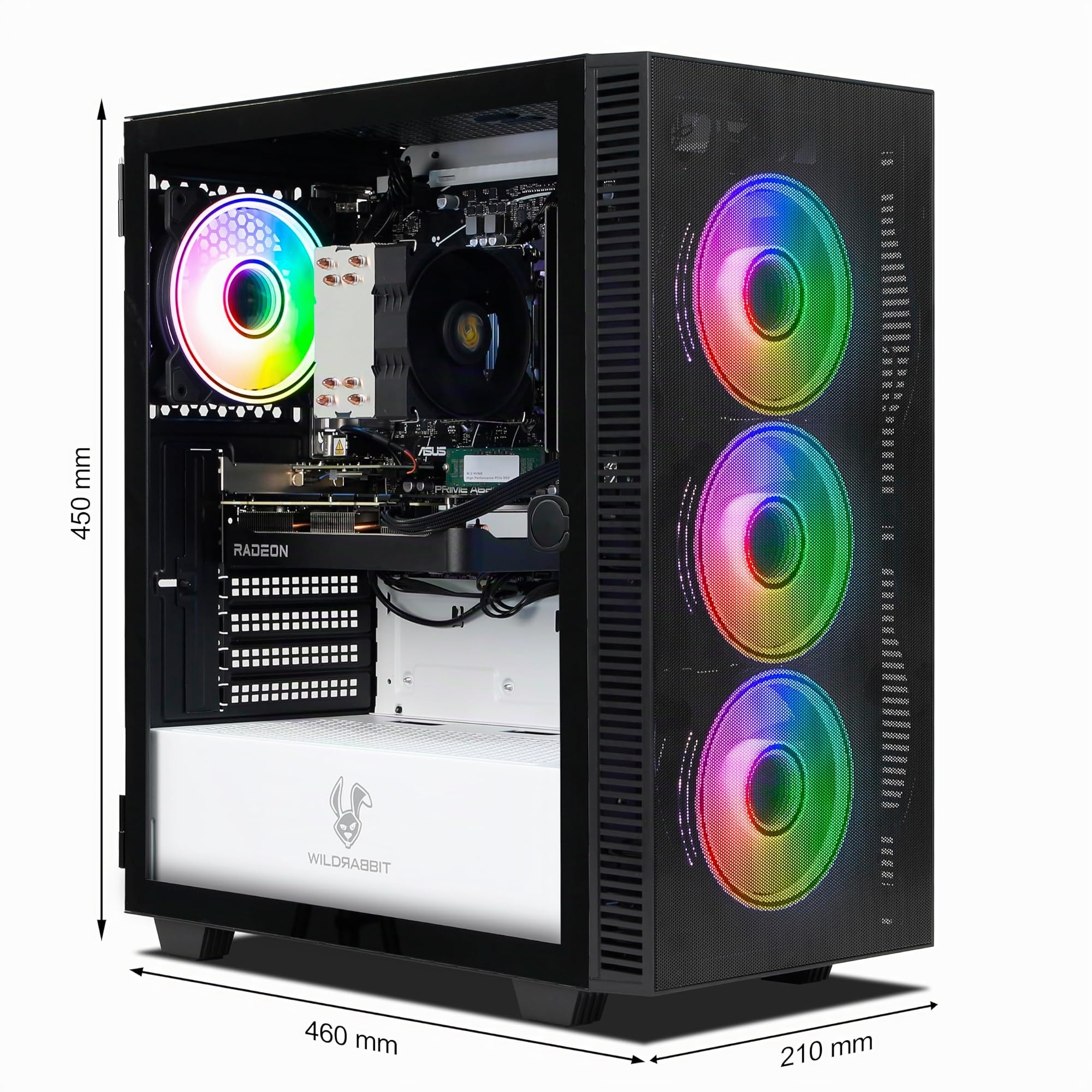 Ankermann Havoc Gaming PC | AMD Ryzen 7 8700F | AMD RX 9060XT 16GB | 32GB DDR5 RAM | 1TB NVMe SSD | Windows 11 | WiFi & Bluetooth