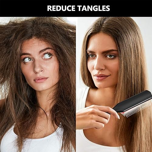 Miniatura 3 de Juego de 7 piezas de cerdas de nylon: cepillo desenredante de pelo rizado, cepillo de viaje, pinzas para el cabello para dar forma y definir rizos