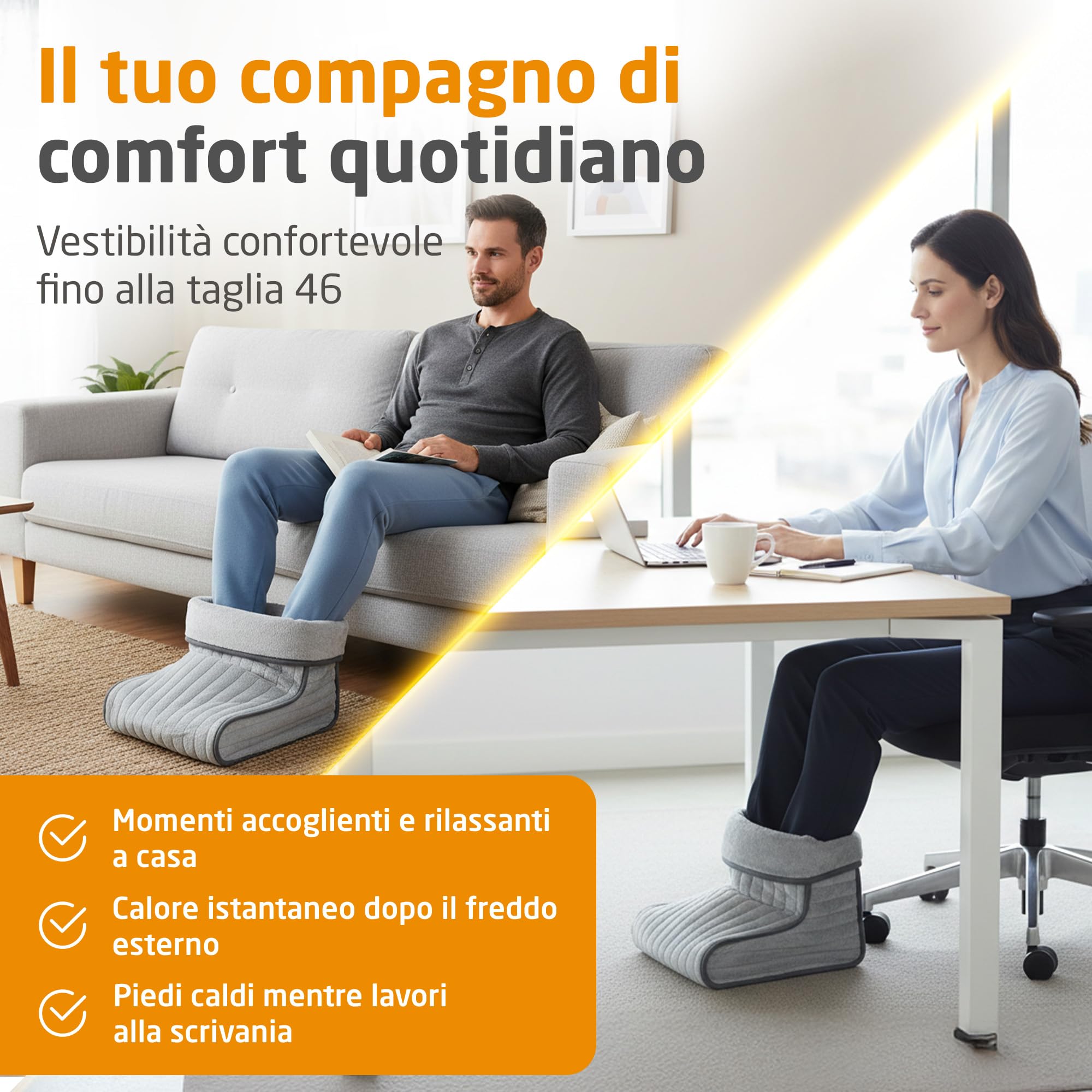 medisana Fws Scaldapiedi, Coperta Riscaldata per i Piedi, Interno Soffice e Lavabile, Spegnimento Automatico, Protezione Contro il Surriscaldamento, Fino al Numero di Scarpe 46