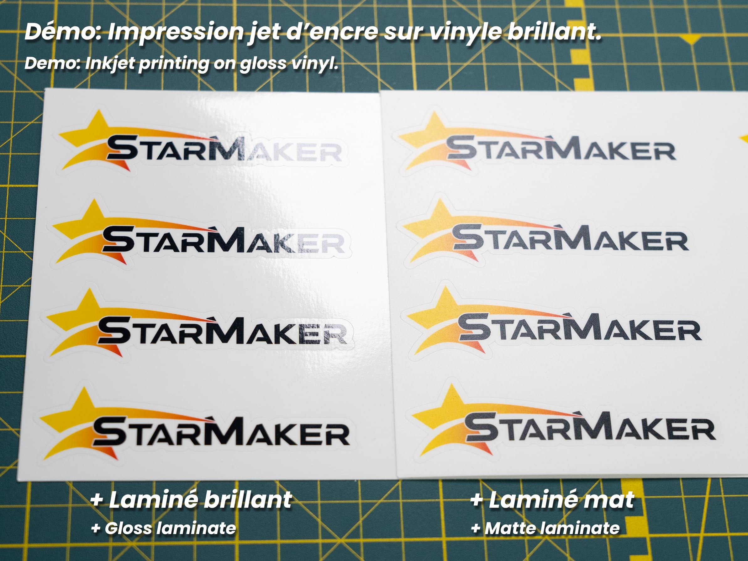 Rotolo 22 cm x 50 m A4, pellicola lucida per laminazione a freddo, foglio laminato autoadesivo per foto e adesivi, compatibile con plotter da taglio