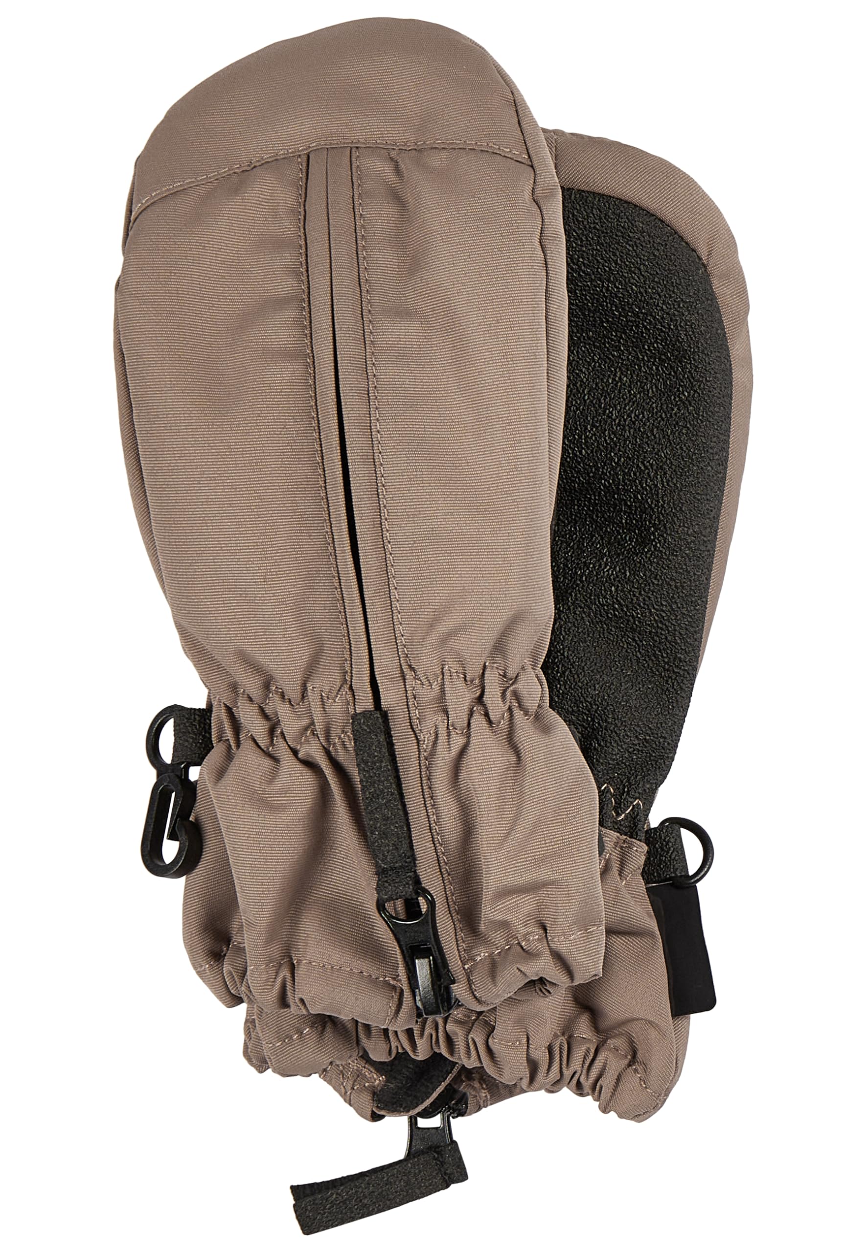 Sterntaler Fäustlinge Ripps wasserdicht – Baby Winterhandschuhe mit Reißverschluss und Thinsulate-Futter – Unisex Handschuhe mit Daumen und rutschfester Handfläche, braun, Größe 1 Fashion