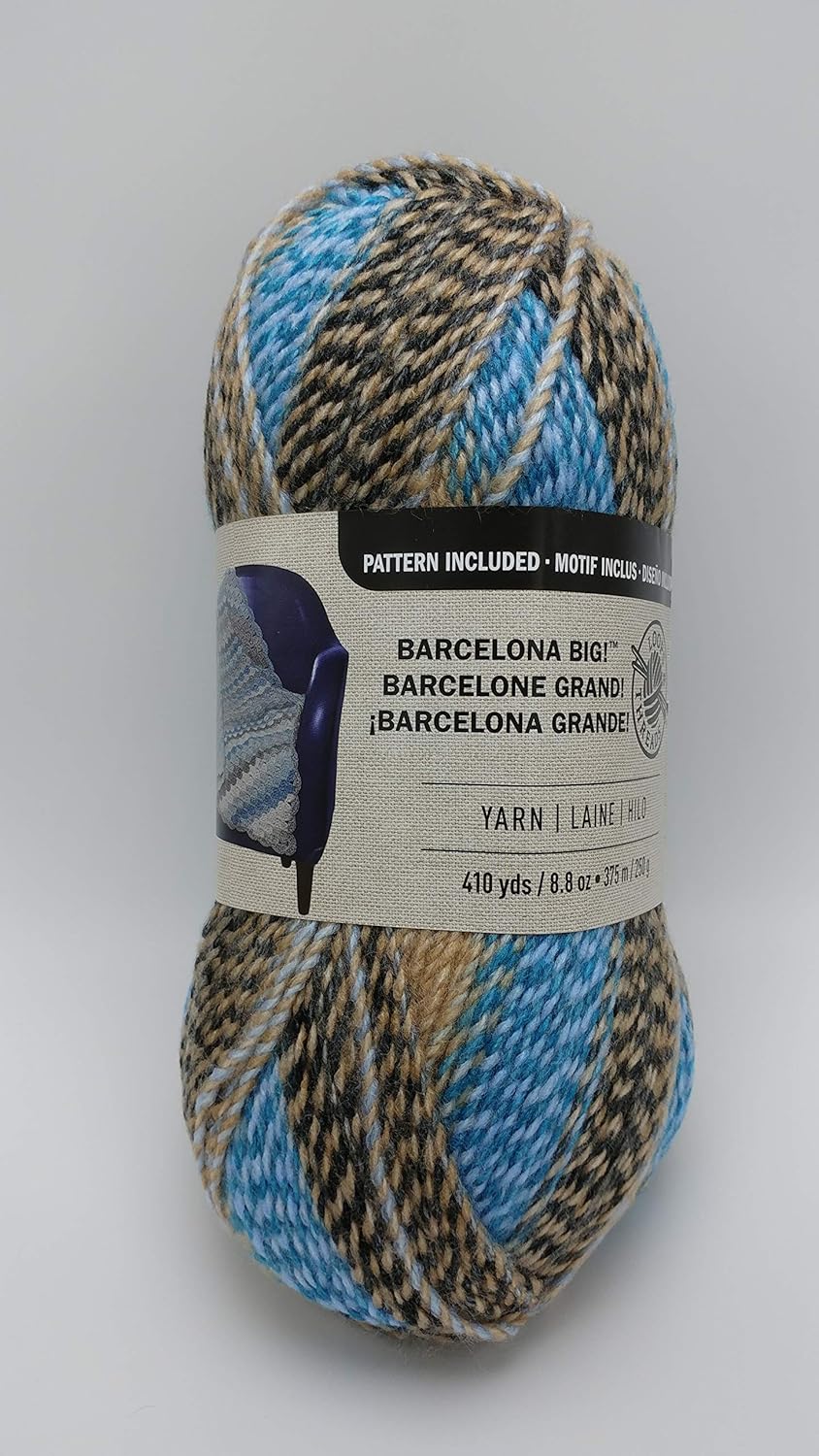 Barcelona Big! Yarn by Loops & Threads 8.8 oz Mist