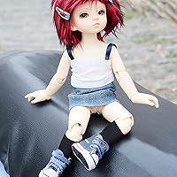 Vista 6 de Sotiff 6 pares de mini calcetines de muñeca accesorios de ropa de muñeca para figura de juguete femenino