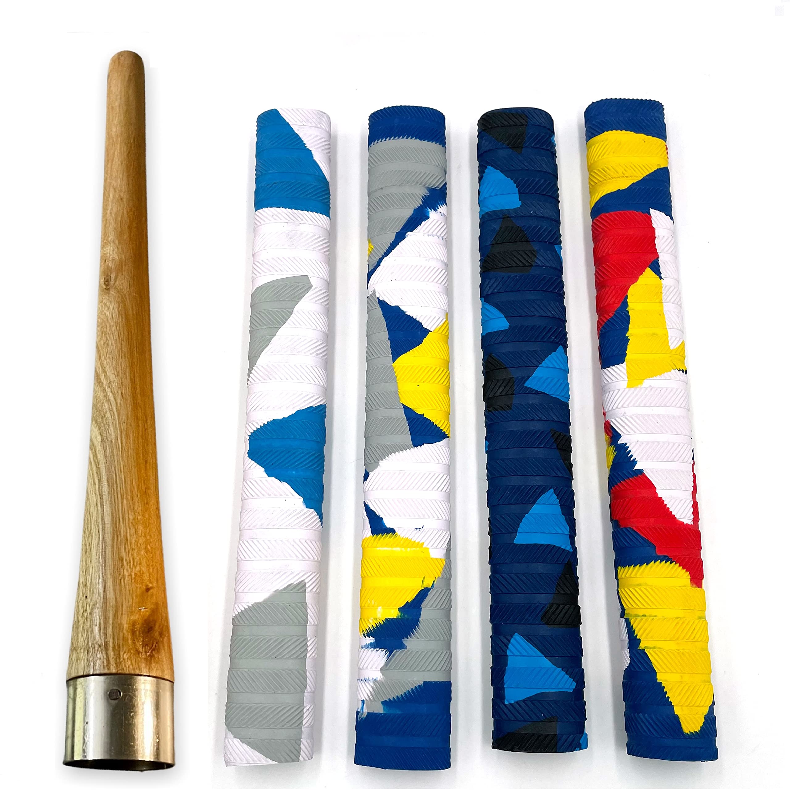 LIVOX Rubber Cricket Bat Grip Cone Ultra Tacky Shock Absorption Bat Gripper Cone Cricket Accessories for Boys Cricket Bat, 1 Wooden Cone & 4 Bat Grip (B0B5XRNMQ1) Amazon Price History, Amazon Price Tracker