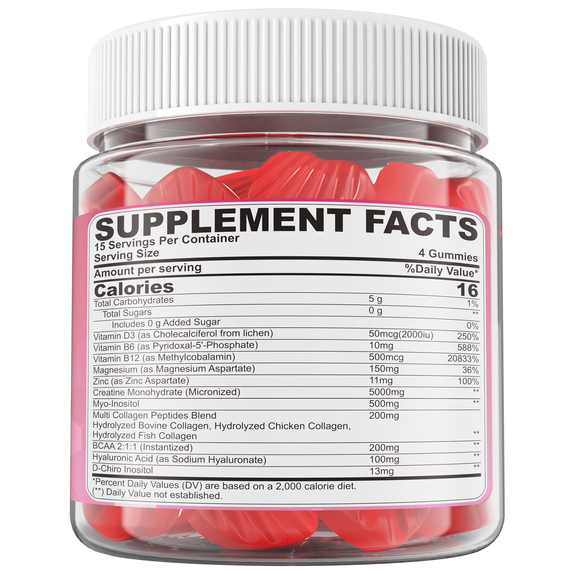 Creatine Monohydrate Gummies for Women Support Overall Wellness, 120 Cts — Amazon image 8