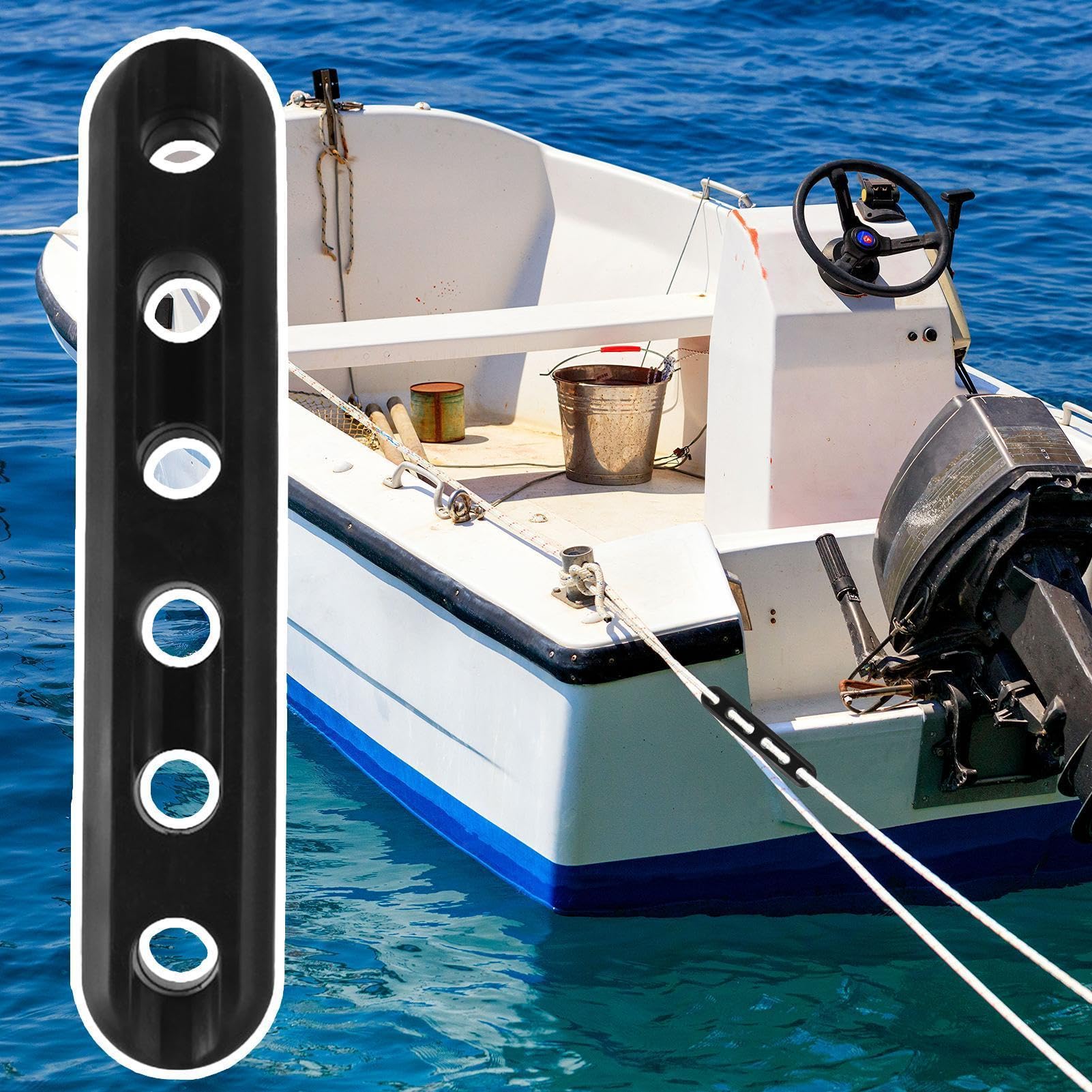 Snubber per Imbarcazione Nautici in per Ormeggio | Ammortizzatore per banchina che riduce il rumore Per Yacht Ancoraggio Attracco Navigazione Da Diporto Vela Esterno Fiume E
