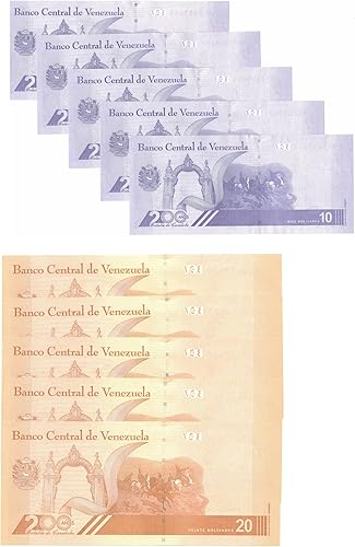 Miniatura 2 de 5 x 10 millones y 20 millones VENEZUELA DIGITALES Billetes -