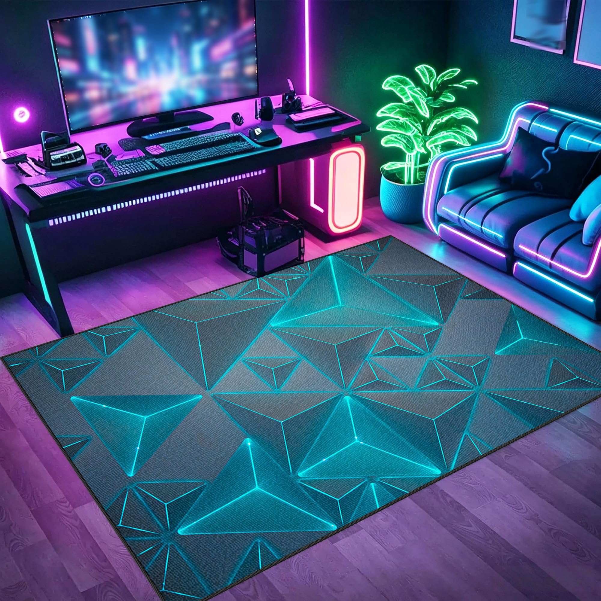 Tapis coloré pour chambre de garçons idéal pour aménager une salle de jeux