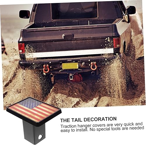 Miniatura 7 de Mikinona Tapón antipolvo para enganche de remolque, receptor de enganche de remolque, ganchos de plástico para colgar, tapón de enganche útil,