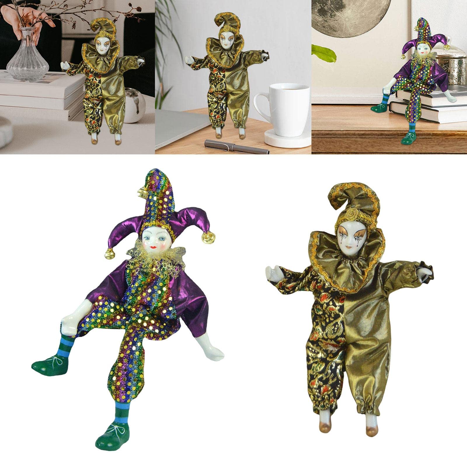 Amazon | ピエロの ピエロモデル アンティークドール